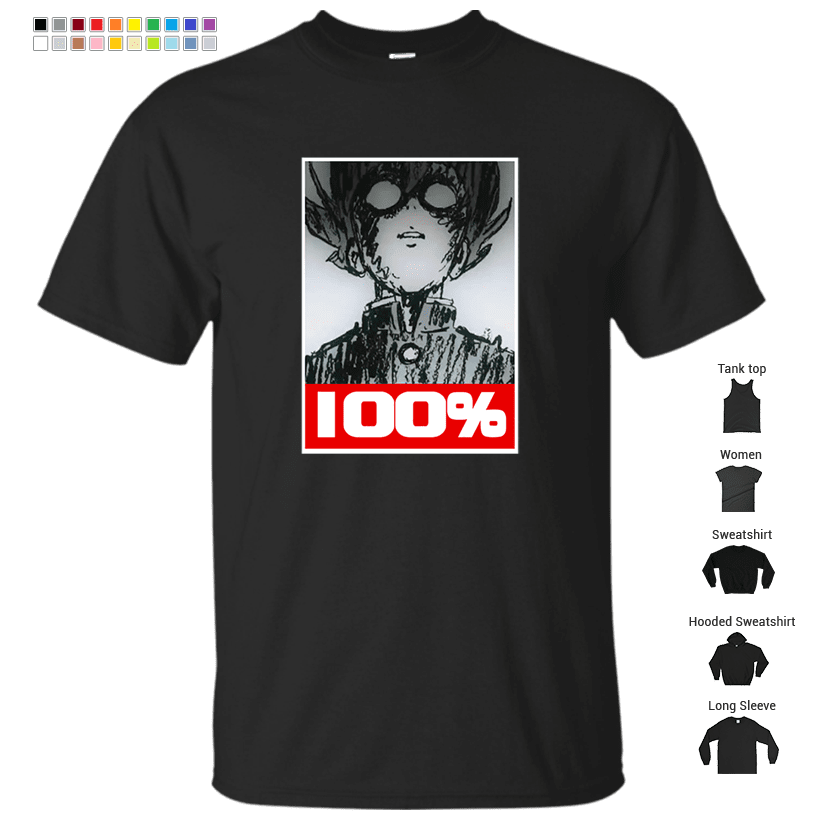 Mob Psycho 100 Design 100% T-Shirt