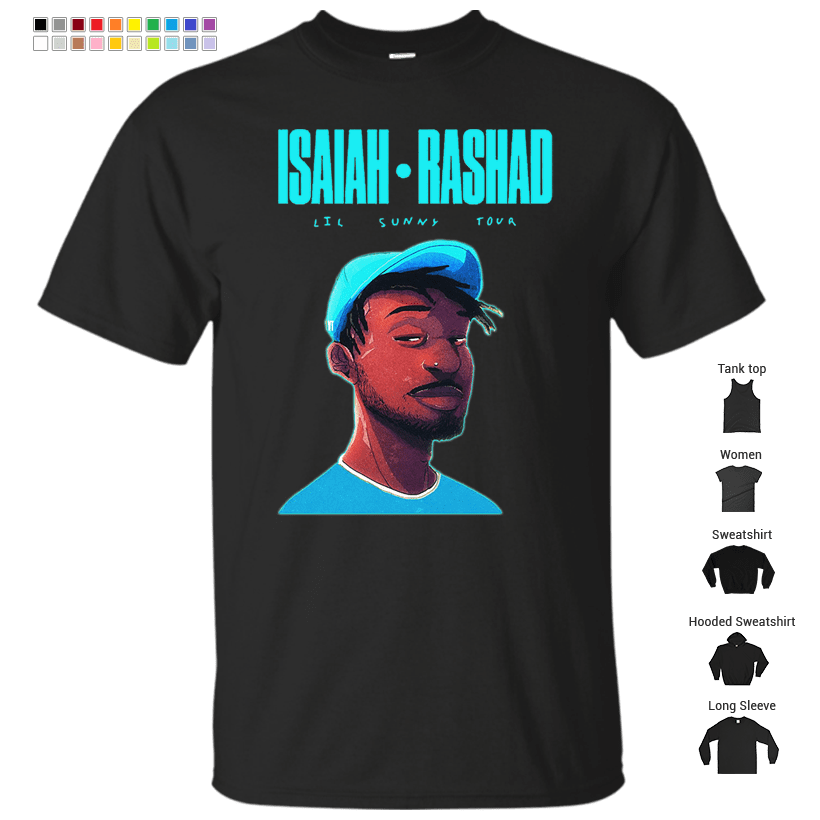 isaiah rashad - lil sunny tour 2017 T-Shirt