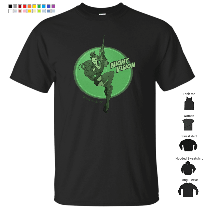 Night Vision Pin Up T-Shirt
